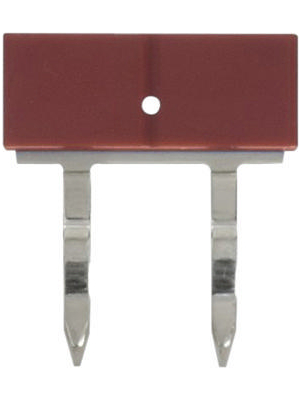 Omron Industrial Automation - PYDN-6.2-020R - Short bar;Short bar, red, Pitch=6.2 mm, Poles=2, PYDN-6.2-020R, Omron Industrial Automation