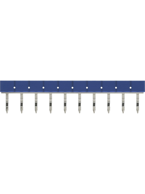 Omron Industrial Automation - PYDN-6.2-100S - Short bar;Short bar, blue, Pitch=6.2 mm, Poles=10, PYDN-6.2-100S, Omron Industrial Automation