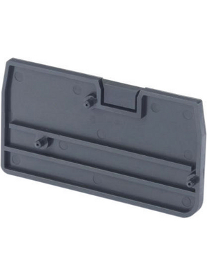 Omron Industrial Automation - XW5E-P1.5-1.1-1 - End cover N/A 45 x 2.2 x 24.5 mm dark grey XW5E, XW5E-P1.5-1.1-1, Omron Industrial Automation