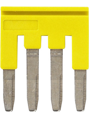 Omron Industrial Automation - XW5S-S4.0-4 - Short bar N/A 24 x 2.4 x 23.9 mm yellow XW5S, XW5S-S4.0-4, Omron Industrial Automation