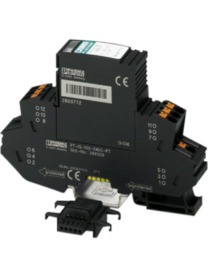 Phoenix Contact - PT-IQ-2X1-48DC-PT - Surge protection device 0.3 A Push-in, PT-IQ-2X1-48DC-PT, Phoenix Contact