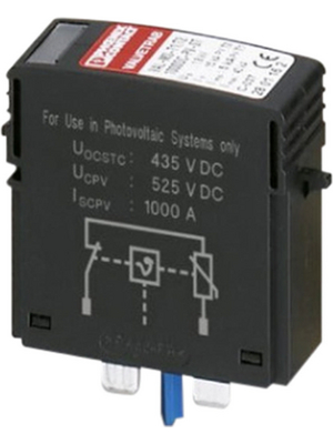 Phoenix Contact - VAL-MS-T1/T2 1000DC-PV-ST - Surge Protection Plug, VAL-MS-T1/T2 1000DC-PV-ST, Phoenix Contact