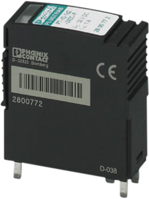 Phoenix Contact - PT-IQ-2X1-12DC-P - Surge Protection Plug 1.0 A, PT-IQ-2X1-12DC-P, Phoenix Contact