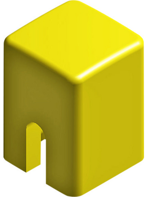 RND Components - RND 210-00219 - Cap yellow Square 4.0x4.0x5.5 mm, RND 210-00219, RND Components