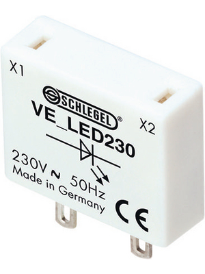 Schlegel Elektrokontakt - VE_LED230 - Voltage Reducer, To operate a LED at 230VAC, VE_LED230, Schlegel Elektrokontakt