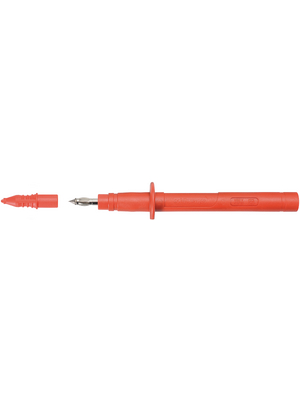 Schtzinger - SPS 2124 Ni / RT - Safety test probe ? 4 mm red 1000 V, 32 A, CAT II, SPS 2124 Ni / RT, Schtzinger