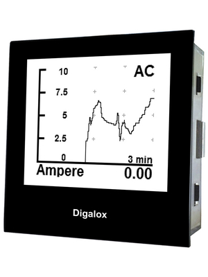 TDE Instruments - DPM72-AV - Graphical DIN panel meter, Digalox, 0...500 VAC/DC, 0...10 AAC/DC, 10...500 Hz, DPM72-AV, TDE Instruments