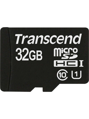 Transcend - TS32GUSDCU1 - MicroSD Memory Card 32 GB, TS32GUSDCU1, Transcend
