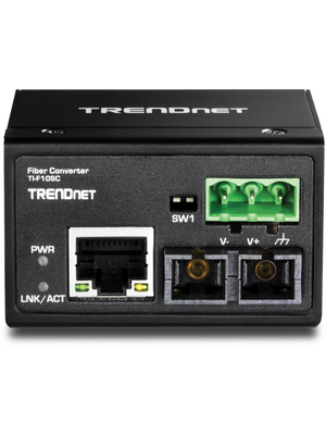 Trendnet - TI-F10SC - Industrial Ethernet Fiber Converter, TI-F10SC, Trendnet