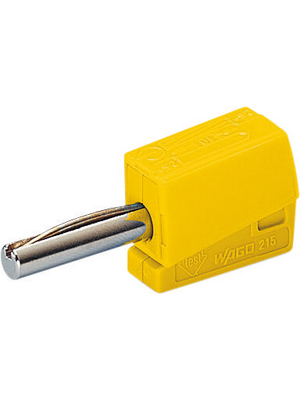 Wago - 215-511 - Laboratory plug ? 4 mm yellow N/A, 215-511, Wago