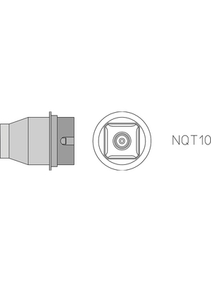 Weller - NQT10 - Quad nozzle, NQT10, Weller