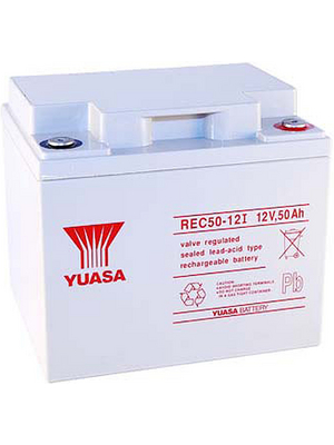 Yuasa - REC50-12 - Lead-acid battery 12 V 50 Ah, REC50-12, Yuasa