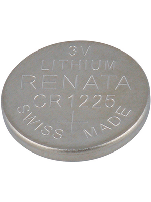 Renata - CR1225.IB - Button cell battery,  Lithium, 3 V, 48 mAh, PU=Pack of 500 pieces, CR1225.IB, Renata