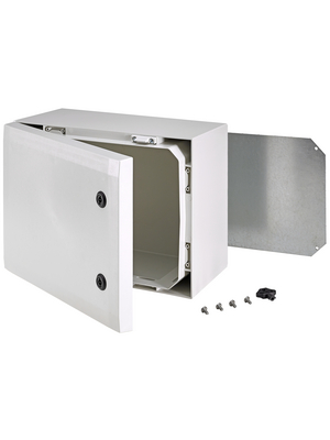 Fibox - ARCA 405021 - Cabinet ARCA light grey, RAL 7035 500 x 210 mm Polycarbonate, ARCA 405021, Fibox