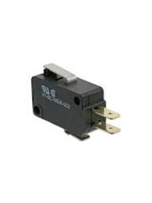 Omron Electronic Components - D3V-161-3C5 - Micro switch 16 A Flat lever, short N/A 1 make contact (NO), D3V-161-3C5, Omron Electronic Components