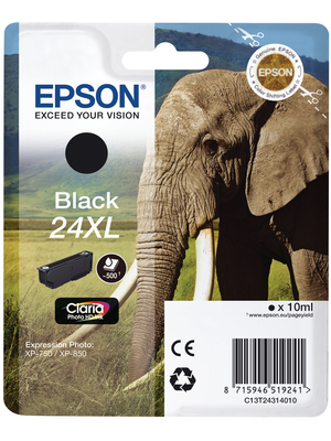 Epson - T24314010 - HY ink 24XL black, T24314010, Epson