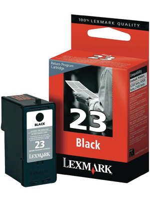 Lexmark - 18C1523E - Ink 23 black, 18C1523E, Lexmark