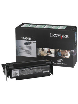 Lexmark - 12A7415 - High Capacity Toner black, 12A7415, Lexmark