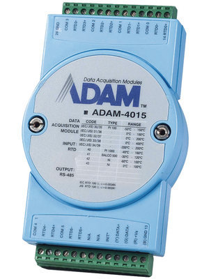 Advantech - ADAM-4015-CE - RTD Module, 6 Channels with Modbus 6, ADAM-4015-CE, Advantech