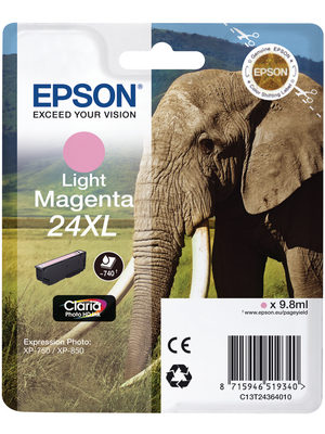 Epson - T24364010 - Ink 24XL light magenta, T24364010, Epson