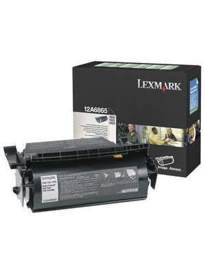 Lexmark - 12A6865 - High Capacity Toner black, 12A6865, Lexmark