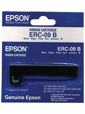 Epson - S015166 - Colour ribbon Nylon ERC09 black, S015166, Epson