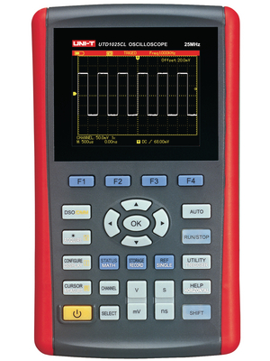 UNI-T - UTD1025CL - Handheld Oscilloscope UNI-T UTD1000 1x25 MHz 0.2 GS/s, UTD1025CL, UNI-T