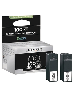 Lexmark - 14N0848 - HY ink twinpack 100 XL black, 14N0848, Lexmark