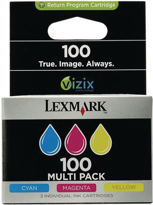 Lexmark - 14N0849 - Ink triple pack 100 multicoloured, 14N0849, Lexmark