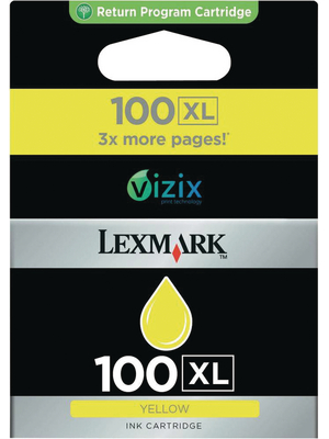 Lexmark - 14N1071E - Ink 100 XL yellow, 14N1071E, Lexmark