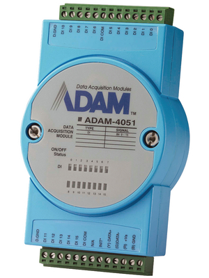 Advantech - ADAM-4051-BE - Digital Input Module, 16-Channel 16, ADAM-4051-BE, Advantech