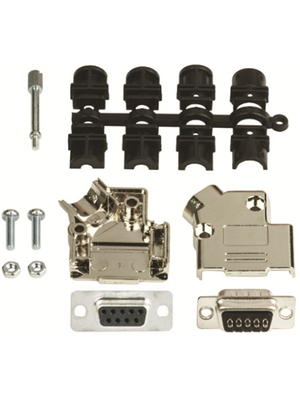 MH Connectors - MHD45PK9-DB9S-K - D-Sub socket kit 9P, MHD45PK9-DB9S-K, MH Connectors