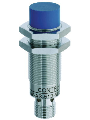 Contrinex - DW-AS-513-M18-002 - Inductive sensor 20 mm PNP, make contact (NO) Plug M12, 4-Pin 10...30 VDC -25...+70 C, DW-AS-513-M18-002, Contrinex