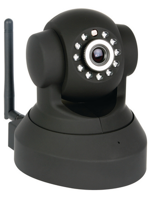 Velleman - CAMIP5N1 - Wireless IP camera black 640 x 480 5 VDC, CAMIP5N1, Velleman