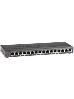 Netgear - GS116E-200PES - ProSAFE Plus Switch 16x 10/100/1000 Desktop, GS116E-200PES, Netgear