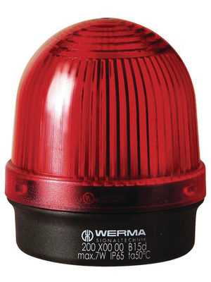 Werma - 200 100 00 - Continuous light, red, 12...240 VAC/DC, 200 100 00, Werma