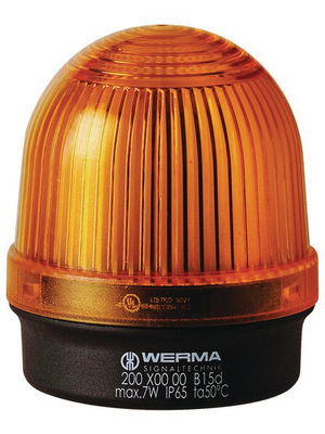 Werma - 200 300 00 - Continuous light, yellow, 12...240 VAC/DC, 200 300 00, Werma