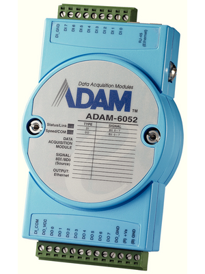 Advantech - ADAM-6052-CE - 16-Ch Source Type DI/O Module 8 8, ADAM-6052-CE, Advantech