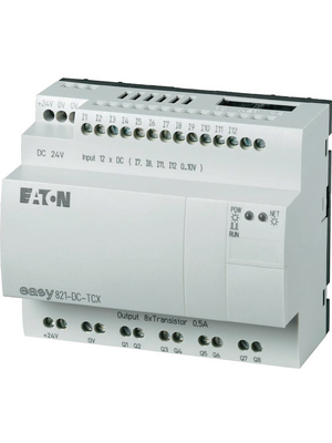 Eaton - EASY819-DC-RCX - Control relays without display EASY, 12 DI (4 D/A), 6 RO, EASY819-DC-RCX, Eaton
