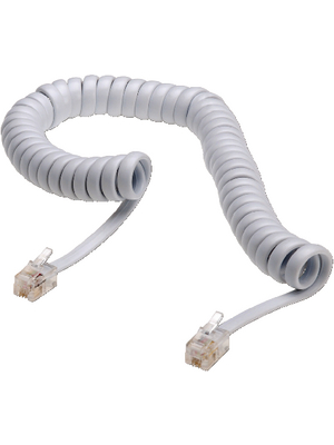 MSL Enterprises Corp - 127-2-1 - Telephone cable 1.80 m white, 127-2-1, MSL Enterprises Corp