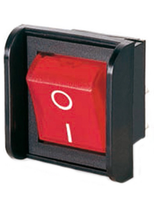 Arcolectric - C1553AANAH - Rocker switch 2P 16 A 250 VAC green, C1553AANAH, Arcolectric