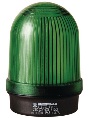 Werma - 210 200 00 - Continuous light, green, 12...240 VAC/DC, 210 200 00, Werma