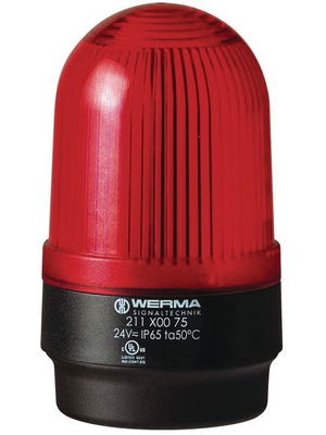 Werma - 212 100 55 - Flashlight, red, 24 VDC, 212 100 55, Werma