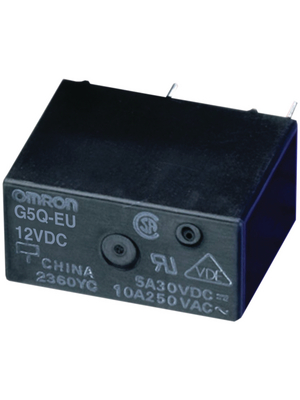 Omron Electronic Components - G5Q1A4EU12DC - PCB power relay 12 VDC 200 mW, G5Q1A4EU12DC, Omron Electronic Components