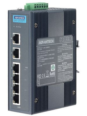 Advantech - EKI-2526PI - 6-port ethernet switch 4-port PoE 6x 10/100 RJ45 (4x PoE), EKI-2526PI, Advantech
