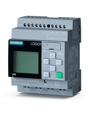 Siemens - 6ED1052-1FB00-0BA8 - Logic module LOGO!8 230RCE, 8 DI, 4 RO, 6ED1052-1FB00-0BA8, Siemens