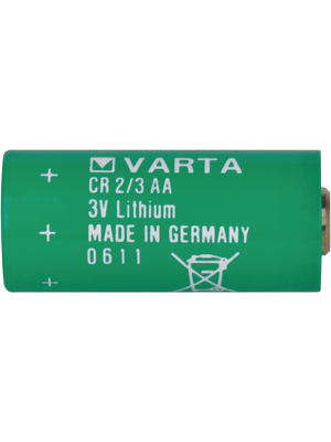 Varta Microbattery - CR 2/3 AA - Lithium battery 3 V 1350 mAh CR03, 2/3AA, CR 2/3 AA, Varta Microbattery