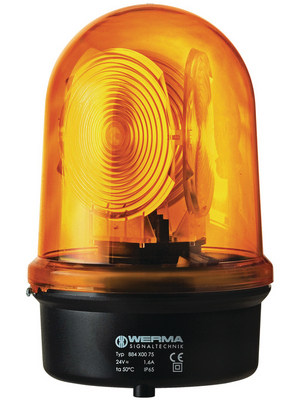 Werma - 884 300 75 - Rotating mirror lamp, 24 VAC/DC, Halogen, 884 300 75, Werma