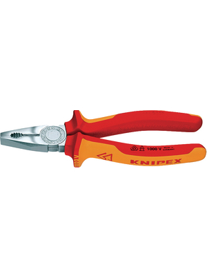 Knipex - 03 06 180 - Combination Pliers VDE 180 mm, 03 06 180, Knipex