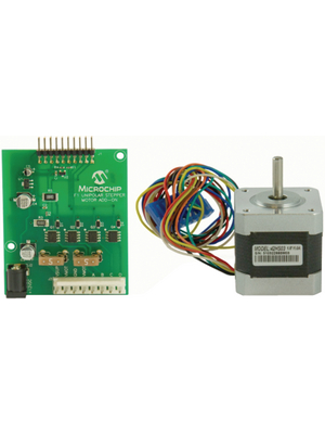 Microchip - DM164130-8 - F1 Unipolar Stepper Motor Add-On -, DM164130-8, Microchip